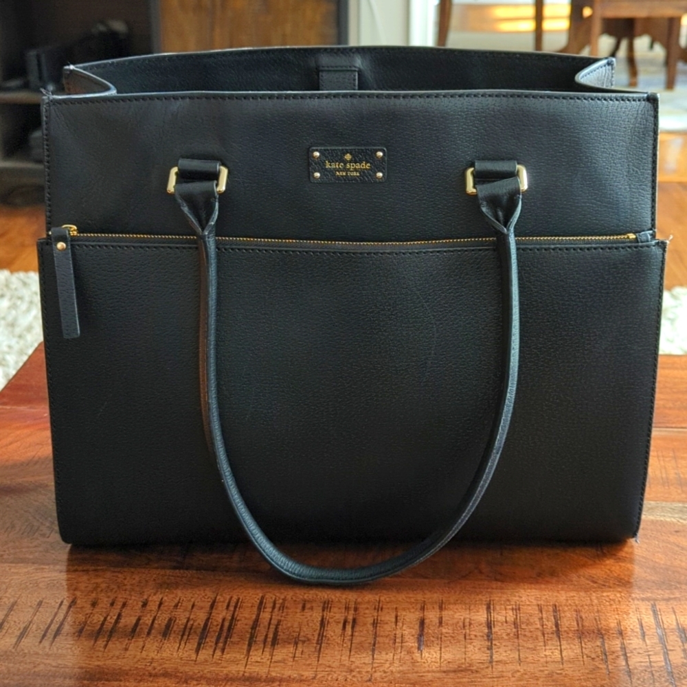 Kate Spade Large Black Work Tote